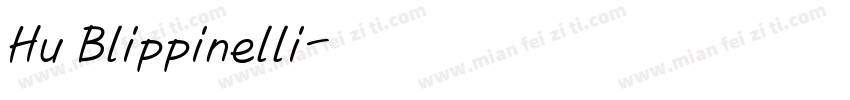 Hu Blippinelli字体转换
